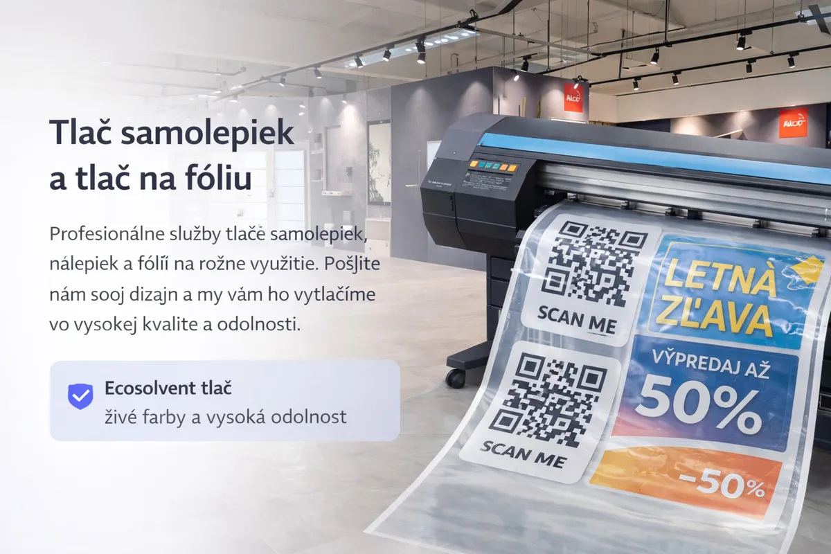 Tlač samolepiek a tlač na fóliu