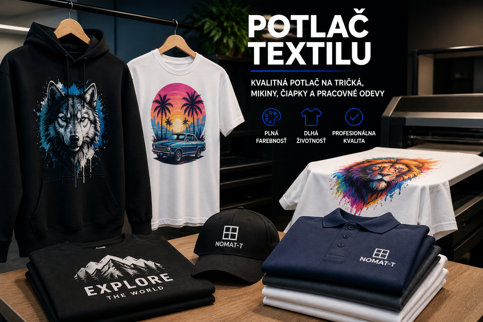 potlač textilu